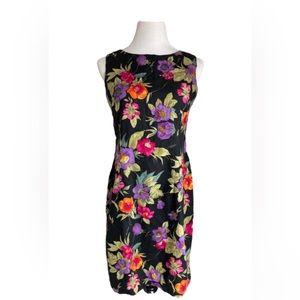 Jessica Howard Petite Floral Sequined Dress- Size 10P